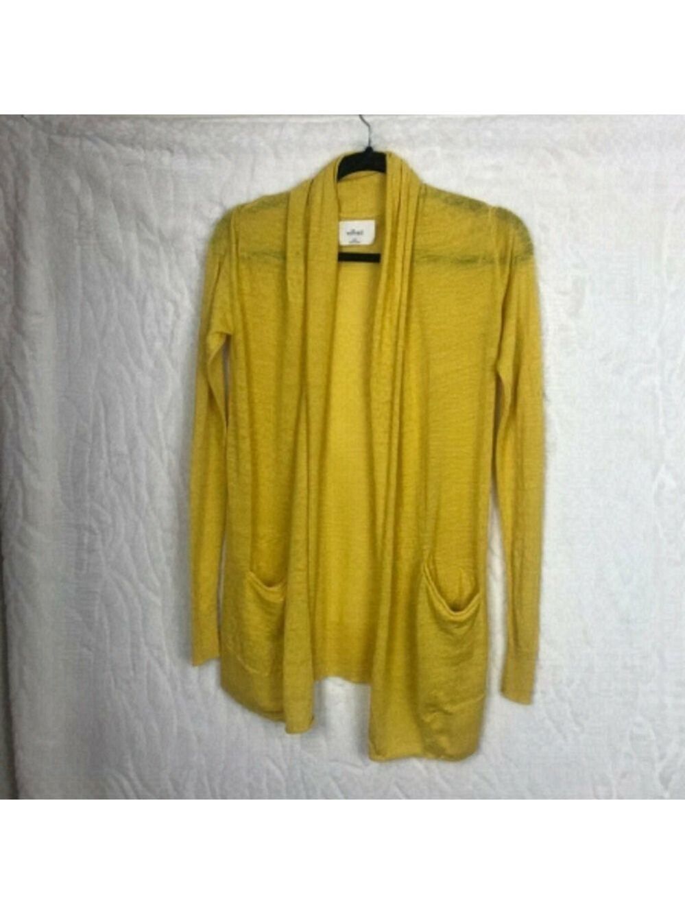 Aritzia - Wilfred  Yellow Cardigan Size XXS